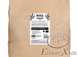 Мука ржаная "Чёрный Хлеб" сеяная супер тонкого помола (224) БИО, 5 кг